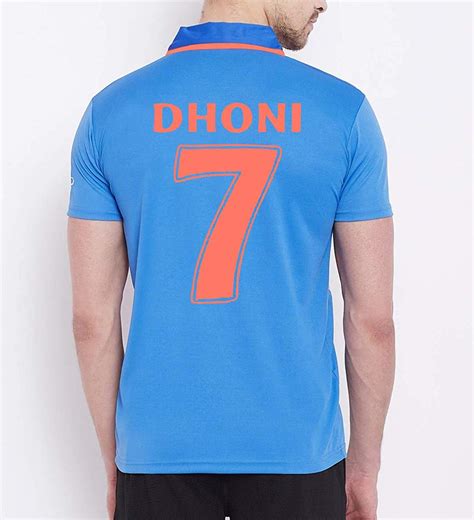 dhoni official indian cricket team jersey